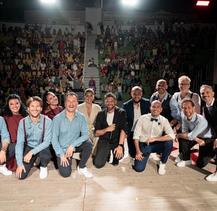At the end of the show with Opus Jam